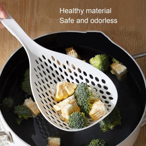Hot New Kitchenware Heat Resistant Non-Stick Cooking Utensils Baking Tools Japanese Leaky Spoon Large Smooth Fast Delivery