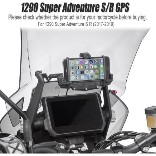 Motorcycle Navigation Bracket Mounting Adapter Bracket Moto Mobile Phone GPS Holder For 1290 Super Adventure S/R 2017- 2018
