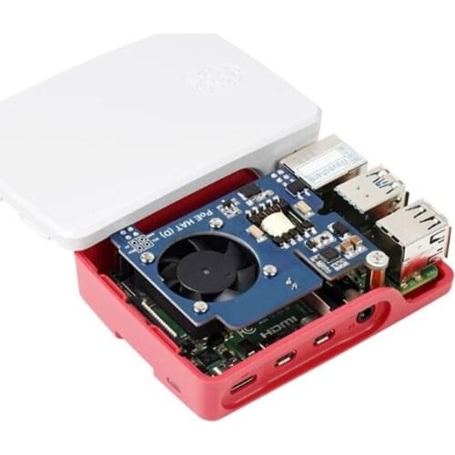 90x60mm for Raspberry Pi Ethernet POE Fan Power Over Ethernet Module Supports Raspberry Pi 4B/3B+ PoE Network