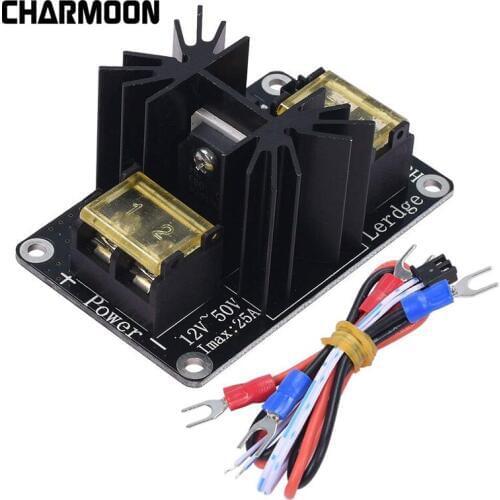 3D Printer Heated Bed Power Module Hot Bed Module High Power MOS Tube Module with Cable Tube For 3D Printer