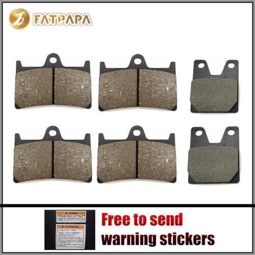 FL + FR + R Disc Brake Pads Set for YAMAHA 1300 XJR (5EA9 / 5EAG) (298mm F. Disque) XJR1300 2000