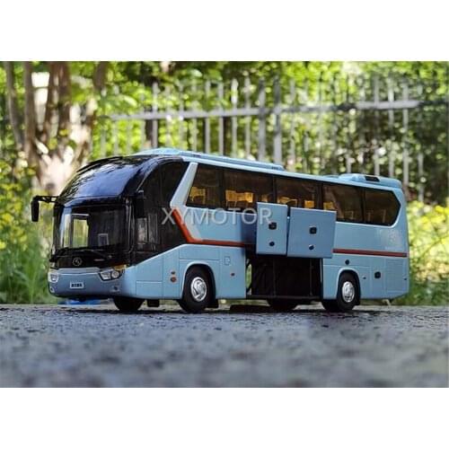 New 1:38 Gold Dragon Coach Bus Metal Diecast Car Bus model Gifts Collection Ornaments Display Blue/Gold/Red/Silver