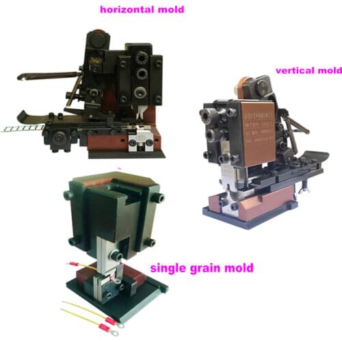 1.5T Terminal Crimper Horizontal / Vertical / Single Grain Mold with Steel Knife Blades for Electric Terminal Crimping Machine