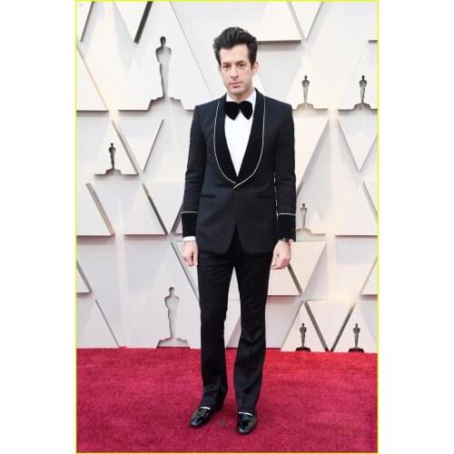 Jacket+Pants) Classic Vintage Black 2 Piece Groom Tuexdos For Wedding Formal Prom Suit Party Evening Blazer Custom Made