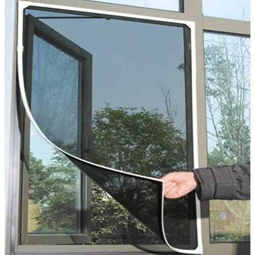 Window Mesh Net Anti Mosquito Curtain Indoor Insect Fly Screen Curtain Mesh Bug Mosquito Netting Door Window Screening 20APR17