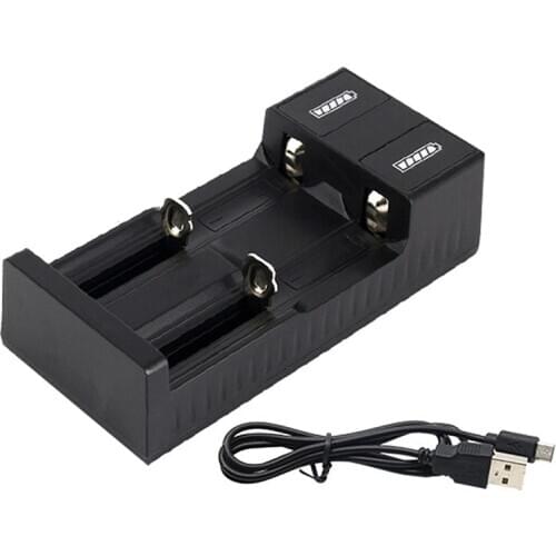 Dual Slots USB Batteries Charger Protection IC 18650 26650 Universal Battery Charger For Li-ion 3.7V Rechargeable 2 Slots