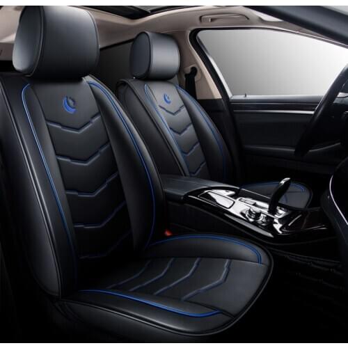 Kalaisike Leather plus Flax Universal Car Seat covers for BYD all models FO F3 SURUI SIRUI L3 S6 F6 G3 G5 G6 M6 S7 E6 E5 Qin aut
