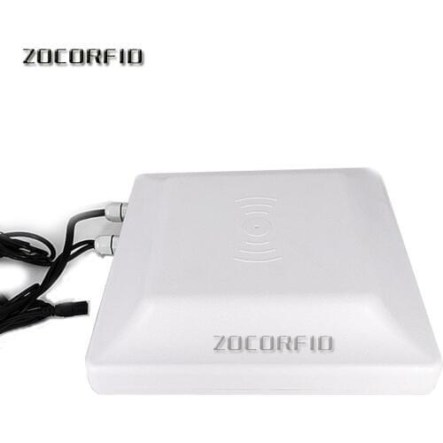 UHF long distancelector control acceso/parking barrier gate system 1~6M Integrated 860~960MHz UHF RFID Reader