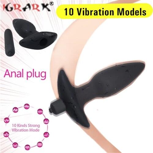 Vibrating Anal Butt Plug Vibrator Sex Toys For Men Women 18+ Male Prostate Massager Adult Games Erotic Products Sexshop Buttplug