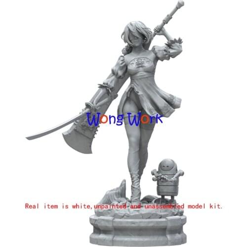 Wong Work Unpainted 16cmH 22cmH 33cmH 3D Printing Unassembled Garage Kits GK Model Kit Figure Statue TZ-210618-18
