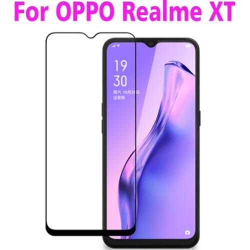 3D Full Glue Tempered Glass For OPPO Realme XT Full Cover 9H film Explosion proof Screen Protector For OPPO Realme XT