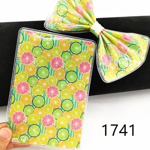10pcs 9.5*12.5CM summer fruit printed sealed shaker sleeve pouch to DIY shaker bow 1741