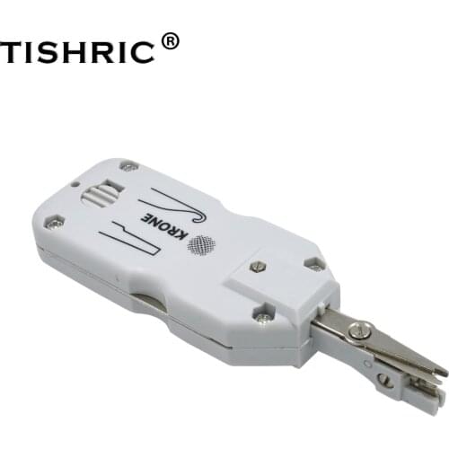 10pcs TISHRIC Original Short Classic Krone Lsa-plus Telecom Phone Wire Cable RJ11 RJ45 Punch Down Network Tool Kit Professional
