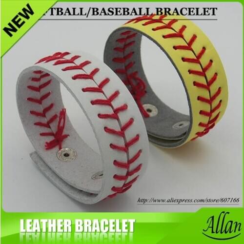 100pcs Non slip softball baseball seam bracelets