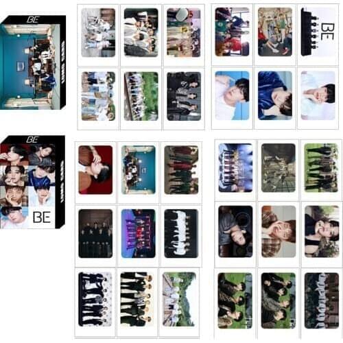 2021 Kpop Groups Bangtan Boys Lomo Card New Album BE Small Card Photocard Poster JUNG KOOK JIMIN SUGA FANS GIFTS 30Pcs