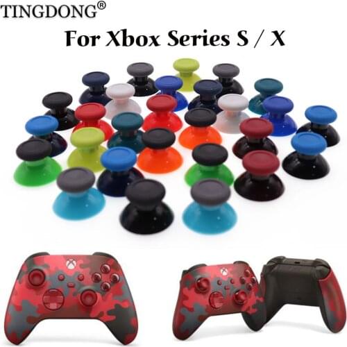 50Pair=100PCS black white orange For Microsoft Xbox Series S X Red Blue Grey Thumbsticks Joysticks Cap Buttons