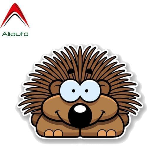 Aliauto Cartoon Happy Hedgehog PVC Automobile Motorcycle Car Sticker Waterproof Cover Scratches Decals Accessories,14cm*10cm