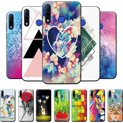 Case For Tecno Camon 12 Case Cute Cover Bumper on Tecno Camon 12 Camon12 Silicone Protective Case For Tecno Camon 12 Flower 6.52