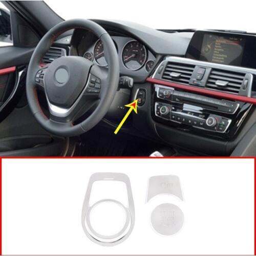 For BMW 12 3 4 Series 3 SeriesGT F20 F21 F45 F46 F30 F31 F34 F32 F33 F36 ENGINE START STOP Switch Button Trim Car Accessories