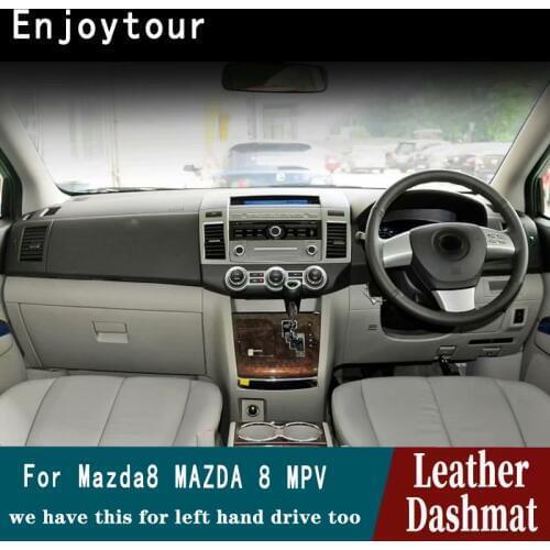 For Mazda 8 Mazda8 Mpv 2011 2012 2013 2014 2015 Leather Dashmat Dashboard Cover Pad Dash Mat Carpet Car Styling Accessories RHD