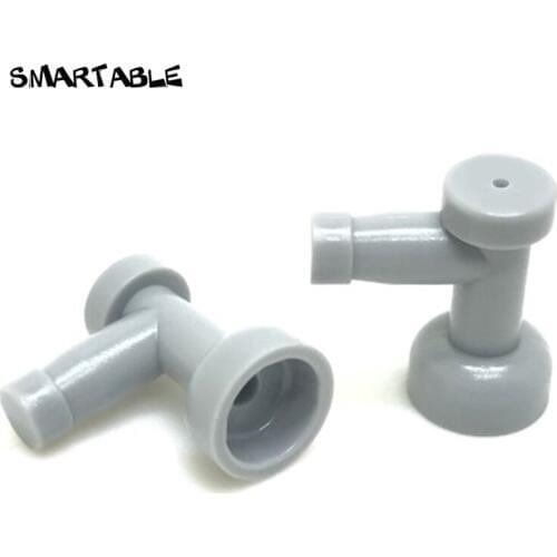 Smartable Tap 1x1 with Hole in Spout For Faucet Side Fittings Building Block MOC Parts Toys Compatible Technic 4599 200pcs/Set