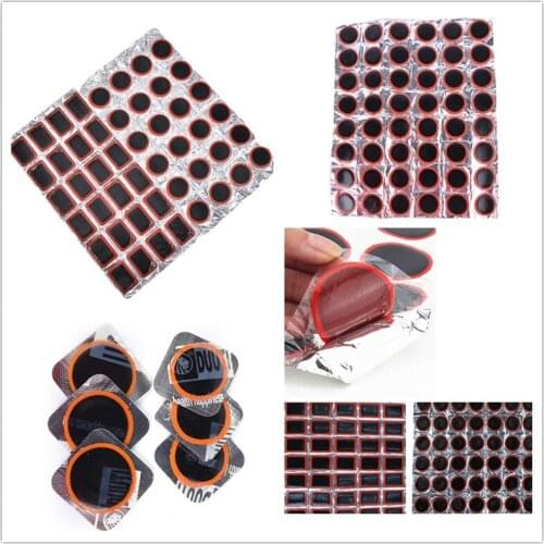 Round High Quality Bicycle Bike Puncture Maintenance Tire Tyre Rubber Patch Piece Repair Tools Kits for Cycling Tyre