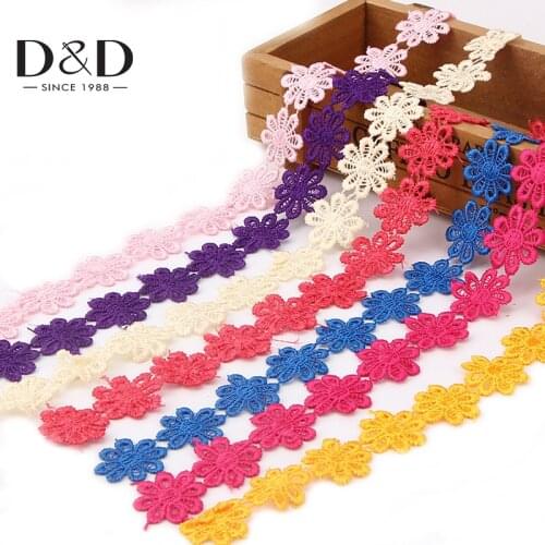 Multicolor Lace Trim Applique Sewing DIY Craft Lace For Festival Wedding Party Birthday Bridal DIY Handmade Accessories