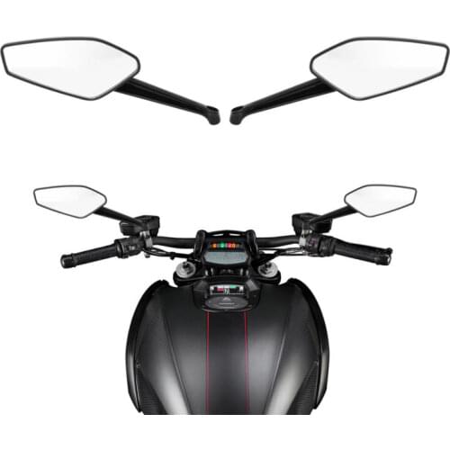 Motorcycle Rear View Side Mirrors Fit For Ducati Diavel Carbon 2014-2017 Monster 1200 R 2016-2019 Diavel 1200 FL 2008