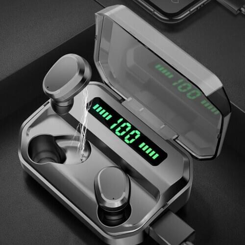 M8 Bluetooth 5.0 Touch Control Headphone Noise Reduction In-ear Earphone Earbuds TWS Wireless Headset for Xiaomi Huawei