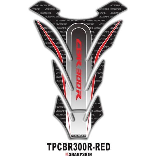 New motorcycle 3D three-dimensional fish bone stickers decorative personality decal fuel tank sticker for HONDA CBR300R