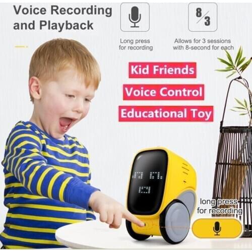 Educational Robot Toy Smart Robot Touch Gesture Control robot Voice Interaction Facial Expression Robot Voice Control Kid gift