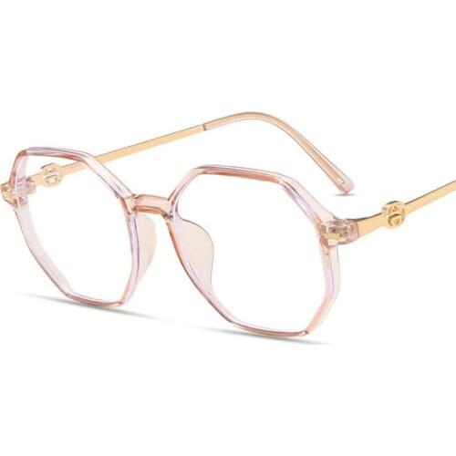 Anti Blue Light Glasses Frame Women Eyeglass Frame Computer Glasses Vintage Men Spectacles Transparent Frame 2021 brand