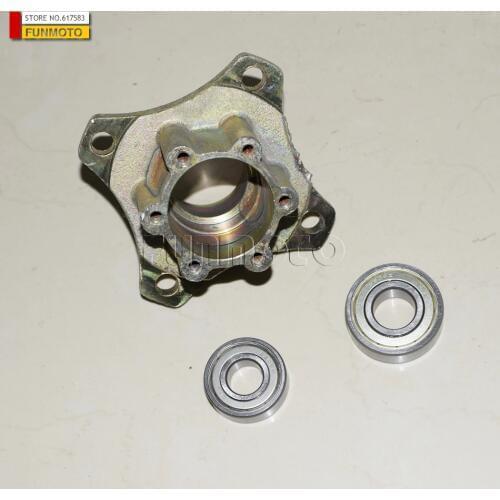 Front wheel mounting bracket wheel hub and bearings fit for kinroad 150 gokart or /260cc gokart/buggy