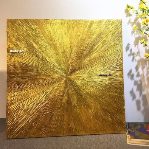 Pop art handmade gold Oil Painting abstract canvas oil paintings wall Art Canvas picture For bedroom living room wedding gifst