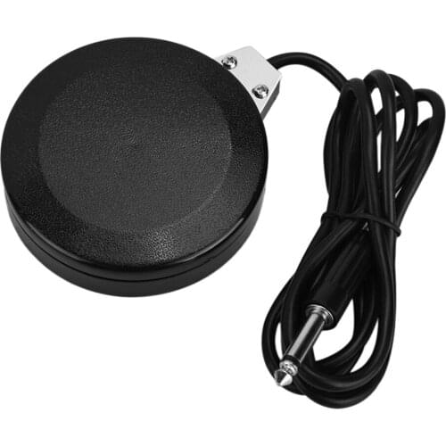 Premium Tattoo Pedal Switch, Round Tattoo Foot Pedal Switch with Silicone Power Cord Controller for Tattoo Machine Power Supply