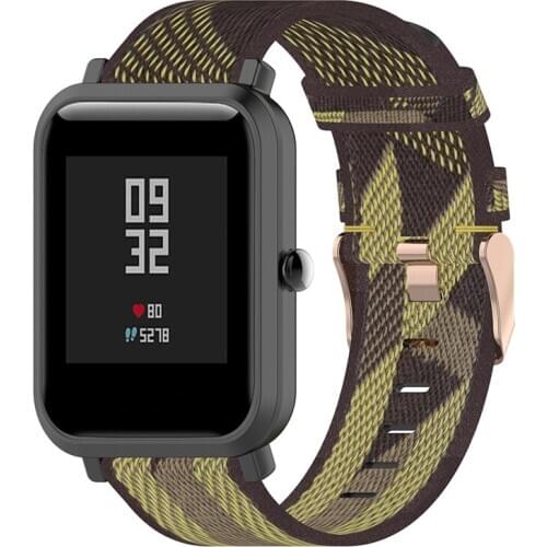 For Samsung Galaxy Watch 42MM Watchband 20MM Nylon Denim Wrist Watch Strap For Huawei GT2 for Huami Amazfit GTR 42MM for Garmin