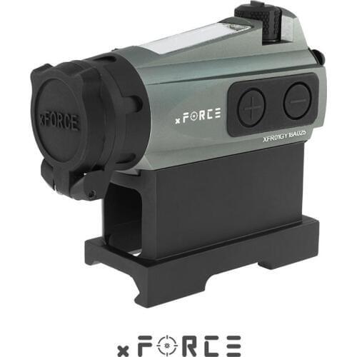 XFORCE XTSP Solar Red Dot Sight with QD Mount & Killflash / Kill Flash Buy One Get One FREE Offset Rail Mount(Black)