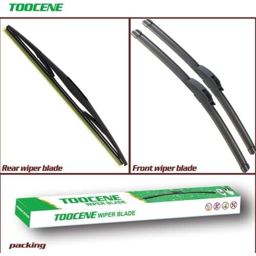 Front And Rear Wiper Blades For Nissan Cube 2009-2014 Auto Windshield windscreen Wiper Car Styling 20+20+12