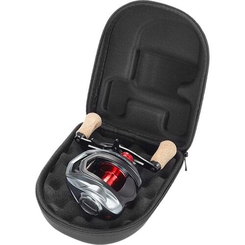 Baitcasting Fishing Reel Bag Light Strong Embedded Neoprene EVA Bag Protective Case Cover Storage for Bait Cast Wheel Tackle
