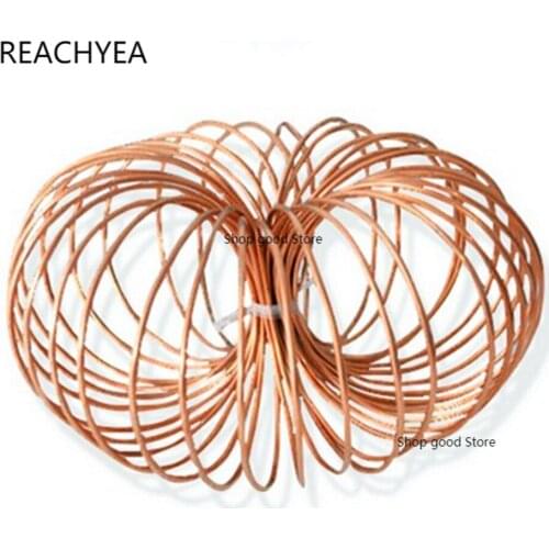 3M Out Diameter:1.6/1.8/2/2.5/3/3.5/4/5mm Refrigerator Freezer Air Conditioner Capillary Copper Tubel Cooling hollow copper pipe