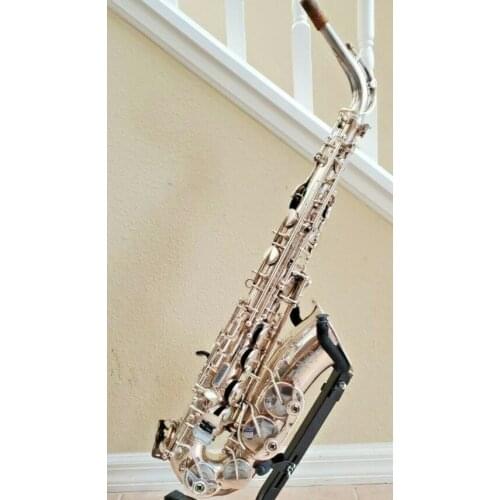 1:1 Mark MK 7 VII Silver Plated Alto Eb Tune Saxophone E Flat Sax With Case Mouthpiece Reeds Straps Original Refurbished
