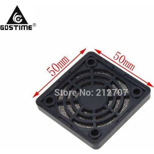 10pcs/lot Gdstime 50mm Computer PC Dustproof Cooler Fan Cover Dust Filter Plastic Mesh