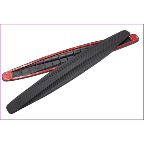 40.5 * 5cm automotive carbon fiber anti-scratch strip bumper strip for Porsche Cayenne Macan Macan S Panamera Cayman Carrera