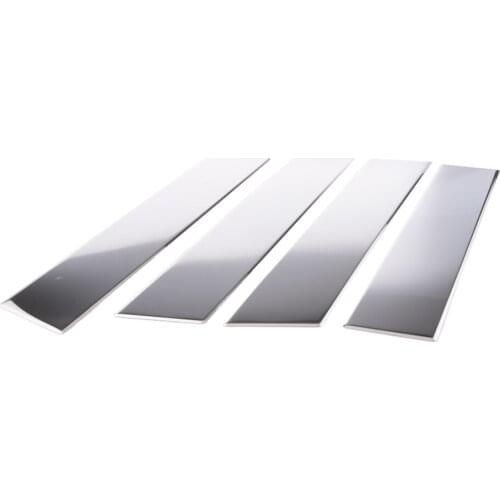 6Pcs Chrome Door Trim Panel B Pillar Covers Trim Overlay for 05-10 Chrysler 300