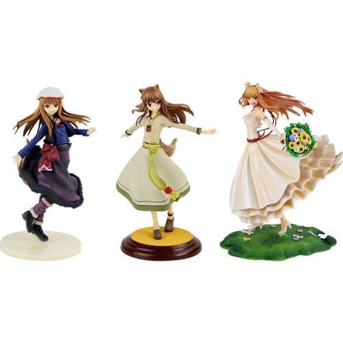 Anime Spice and Wolf Action Figure Holo Wedding Dress Version 1/8 Scale PVC Figure Toy Collectible Model Doll