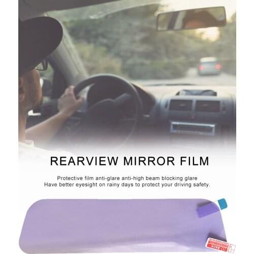 Automotive Interior Mirror Anti-glare Film Glare Rearview Mirror Rain Film Universal Waterproof Rainproof Film