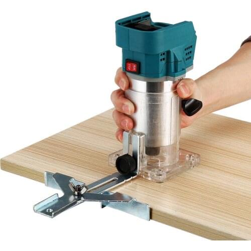 Cordless Electric Trimmer Wood hand trimmer Engraving Slotting Trimming Carving Machine Router Wood 850W for Makita 18V battery