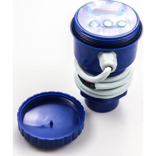 Digital display ultrasonic water tank level meter 4-20ma resistive fuel Integrated level sensor