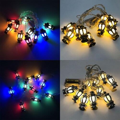 1.65m 10 Lights Stereo palace lamp LED Eid Mubarak Decorative String Lights Ramadan Kareem Decoration Accessories Muslim Islam