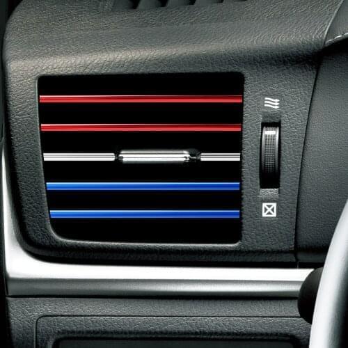 Car Air Conditioner Outlet Grille Decorative Stickers for ssangyong kyron Daewoo Geo for lsuzu for Lexus For Fiat 500 punto